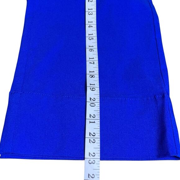 Chico's Pants Women's Size 00P (2P) Wide Leg Trapunto Intense Azure Cropped NWT - Picture 8 of 8